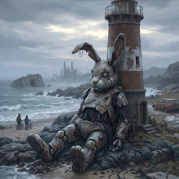 Artwork thumbnail, Death Rabbit by KathCao