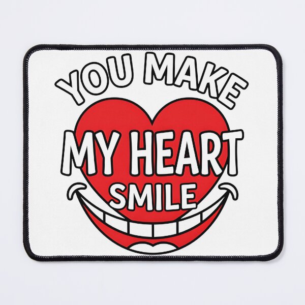 Item preview, You Make My Heart Smile Retro Heart Design designed and sold by maplesoulkiller.