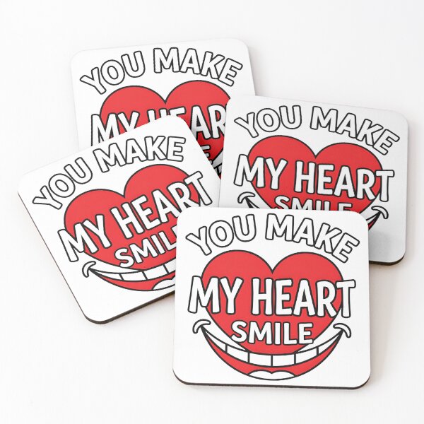 Item preview, You Make My Heart Smile Retro Heart Design designed and sold by maplesoulkiller.