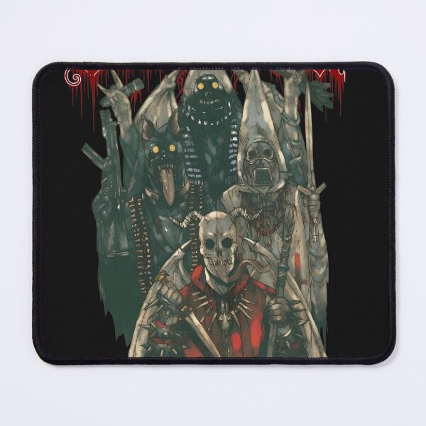 Item preview, Dark Figures Group Illustration Red Text designed and sold by Echomyriad.