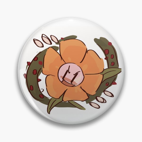 Artikelvorschau, Flowey Pin entworfen und verkauft von pumpkster.