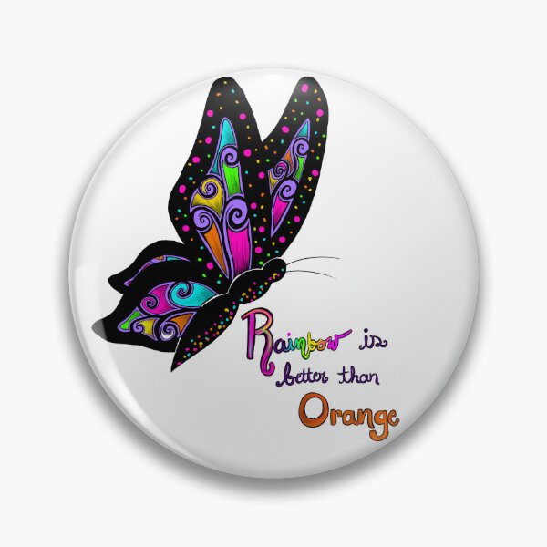 Item preview, Butterflies Over Bullies – Pride Butterfly Art (side) designed and sold by ArtflyStudio.