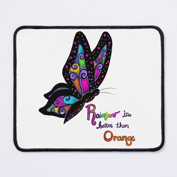 Item preview, Butterflies Over Bullies – Pride Butterfly Art (side) designed and sold by ArtflyStudio.