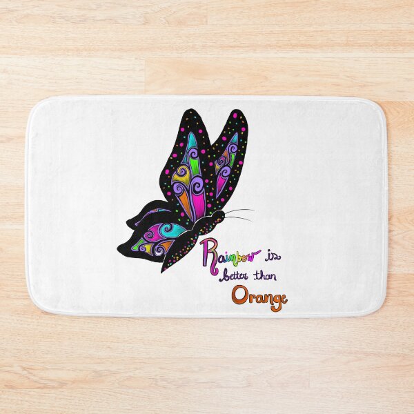 Item preview, Butterflies Over Bullies – Pride Butterfly Art (side) designed and sold by ArtflyStudio.