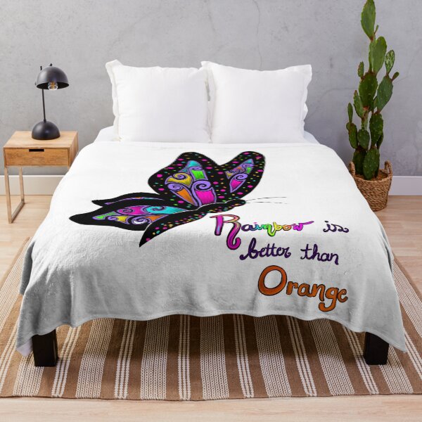 Item preview, Butterflies Over Bullies – Pride Butterfly Art (side) designed and sold by ArtflyStudio.