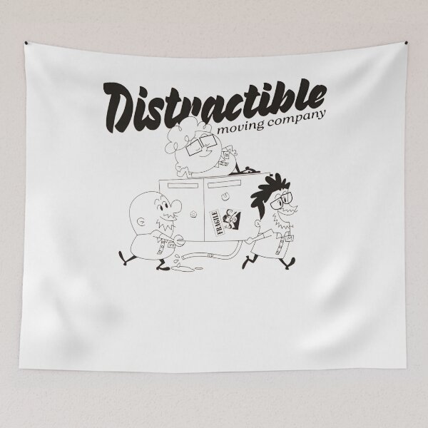 Item preview, distractible merch designed and sold by clasdiff.