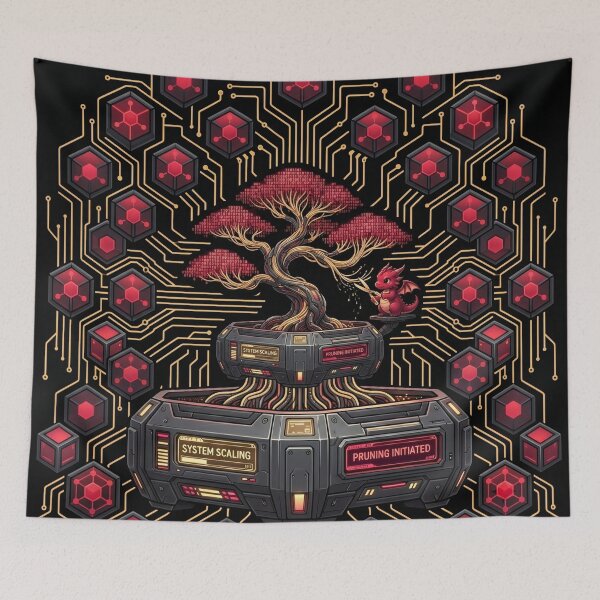 Item preview, The Scaling Core: Red Dragon Bonsai Matrix designed and sold by MarkRemarkable.