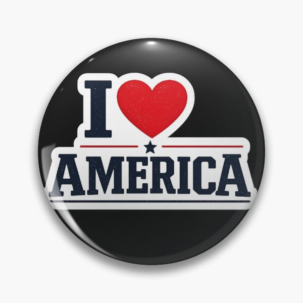 Item preview, I Love America Patriotic Sticker | USA Pride Red White Blue Design designed and sold by Digital_products_0111.