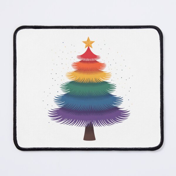 Item preview, LGBT-Q Pride Christmas Tree Pajama Cool Rainbow Flag X-mas designed and sold by sailorjessiArt.