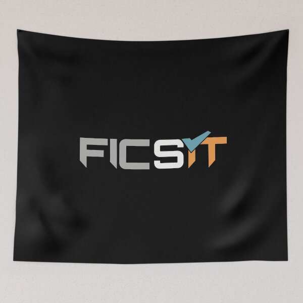 Item preview, FICSITT for Satisfactory Gamers designed and sold by MinimalistMuses.