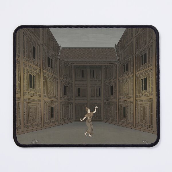 Item preview, The Thai Courtyard of Windows - Backrooms Liminal Space Reimagined designed and sold by SIAM MERMAID.