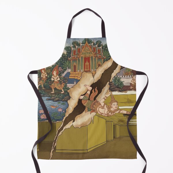 Item preview, Noclipping into The Backrooms - Traditional Thai Mural Reimagined designed and sold by SIAM MERMAID.