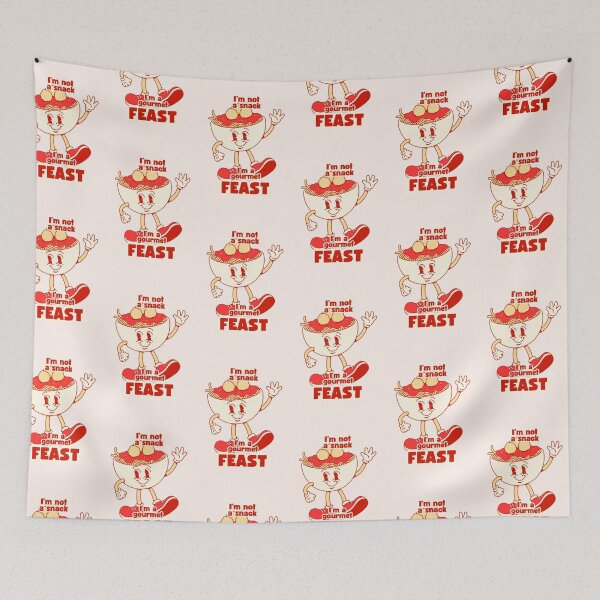 Item preview, Sassy Gourmet Feast Maximalist Design, Art for Foodies and Cooking Enthusiasts, Bold Home Decor designed and sold by SpringTeaDesigns.
