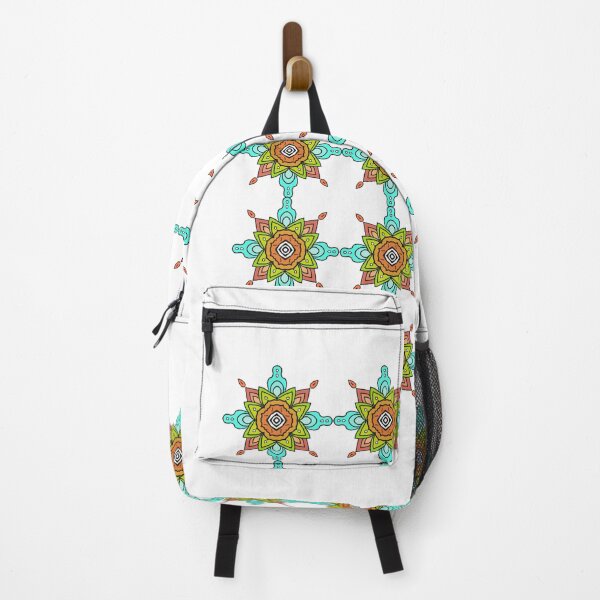 Item preview, Ornate Colorful Mandala Tile Seamless Textile designed and sold by AjjimaJKM.