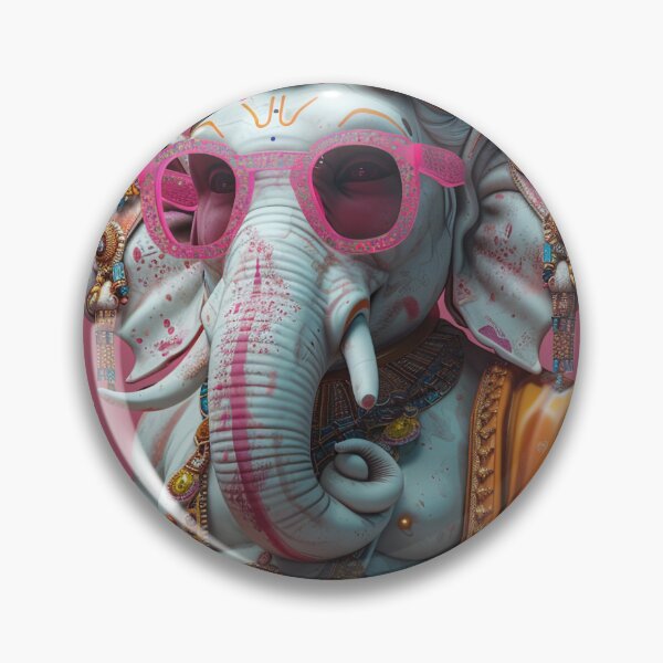 Item preview, Ganesha Sunglasses Pink 3D Art Toy Cute Pastel Dreamscape designed and sold by PANNARUK THAILAND.