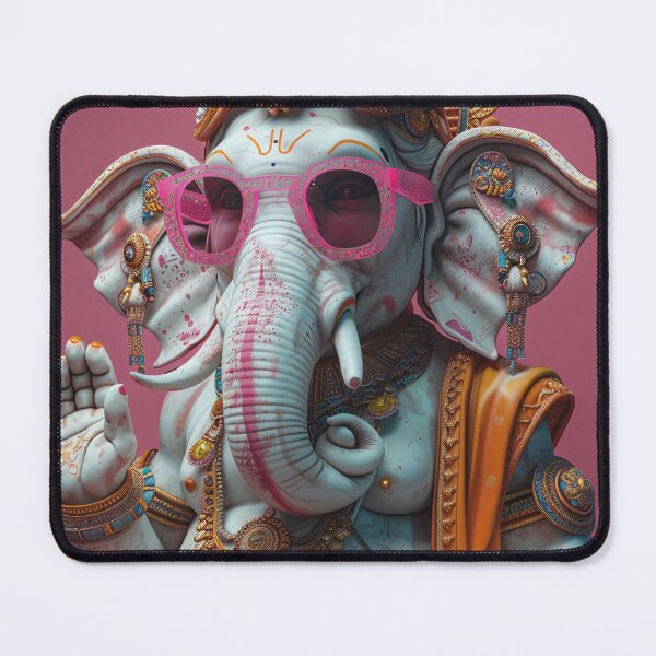 Item preview, Ganesha Sunglasses Pink 3D Art Toy Cute Pastel Dreamscape designed and sold by PANNARUK THAILAND.