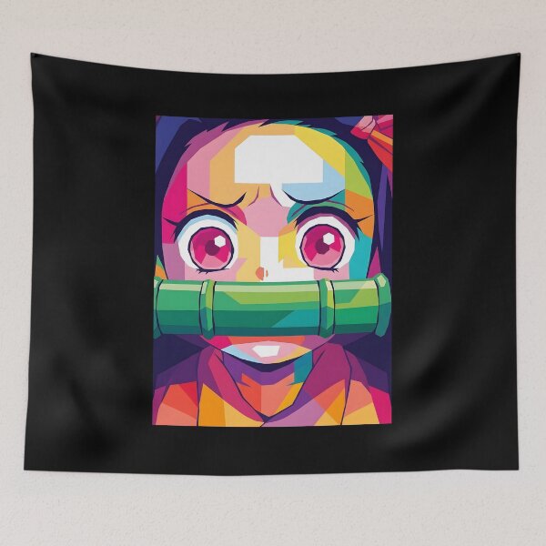 Item preview, nezuko pop art designed and sold by azrialoktafia.