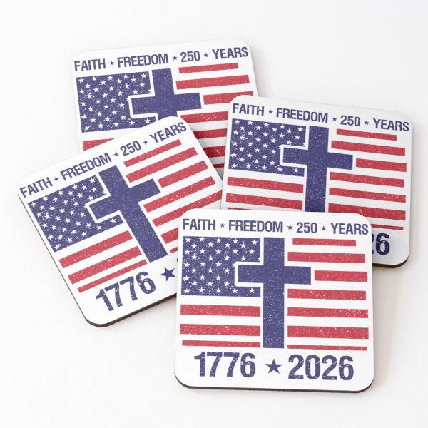Item preview, Patriotic Christian Cross and Flag for men, women, youth. designed and sold by Embers & Incense Co..