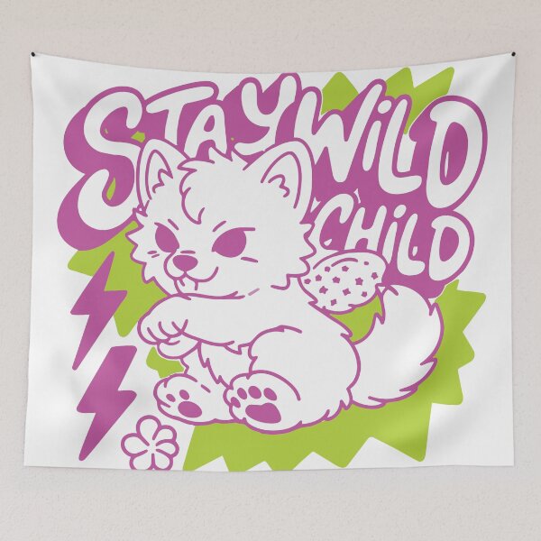 Item preview, Stay wild, child. designed and sold by fish-eye.