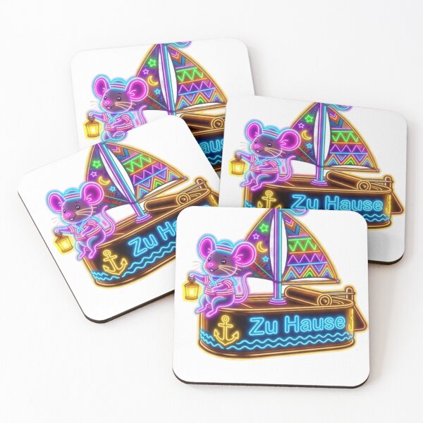 Item preview, Neon Mouse: At Home at Sea designed and sold by NeonTraum.