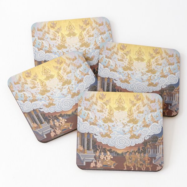 Item preview, The Thai Triumph of Saint Ignatius - Traditional Asian Art Reimagined designed and sold by SIAM MERMAID.