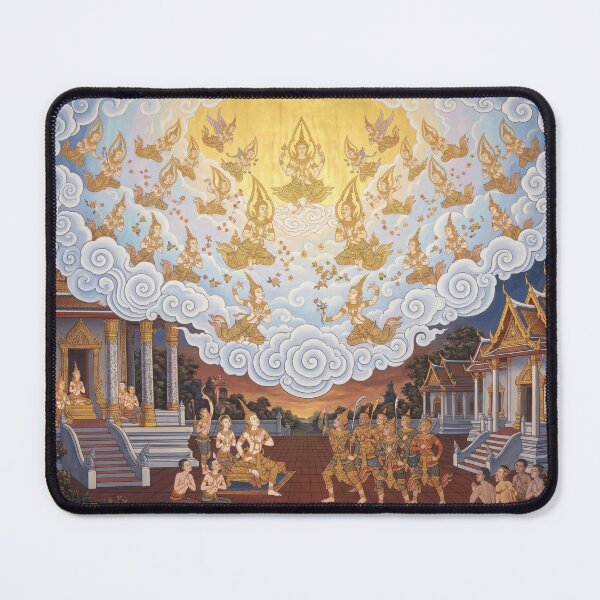 Item preview, The Thai Triumph of Saint Ignatius - Traditional Asian Art Reimagined designed and sold by SIAM MERMAID.