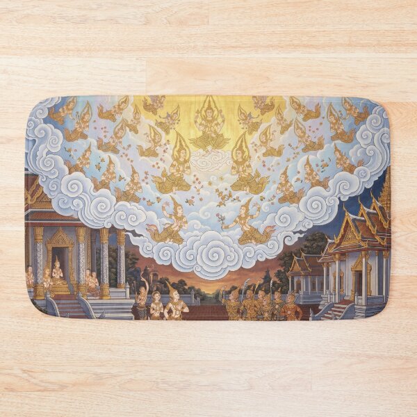 Item preview, The Thai Triumph of Saint Ignatius - Traditional Asian Art Reimagined designed and sold by SIAM MERMAID.