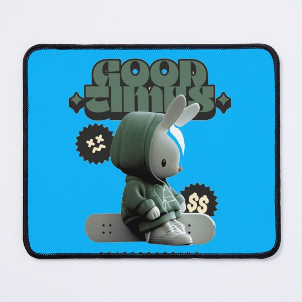 Item preview, Good Times Skate Bunny Cute Streetwear designed and sold by GenZFashion000.