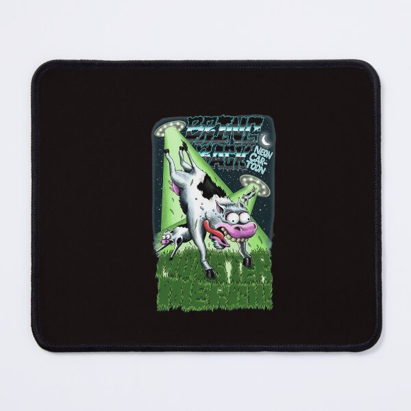 Item preview, Abducted Cow Neon Cartoon Chaos  designed and sold by VanguardSkull.