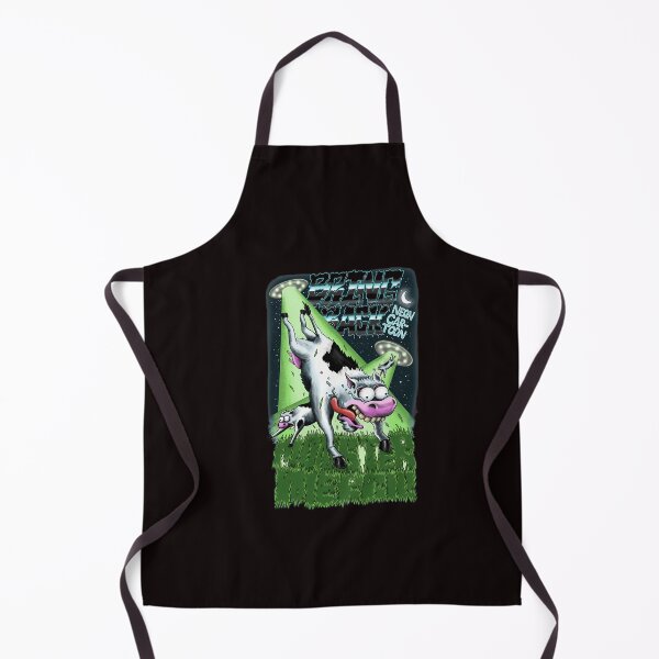 Item preview, Abducted Cow Neon Cartoon Chaos designed and sold by VanguardSkull.