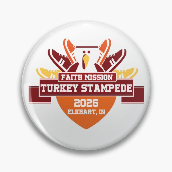 Item preview, 2026 Faith Mission Turkey Stampede Logo_transparent designed and sold by TurkeyStampede.