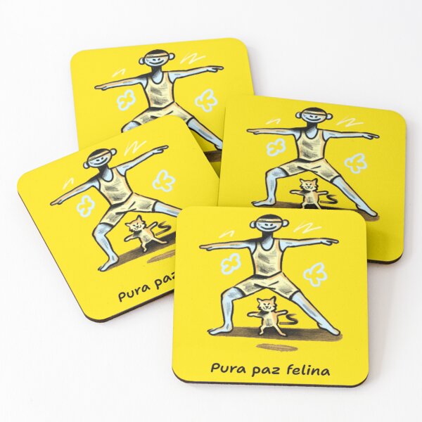 Item preview, Pura Paz Felina Funny Cat Yoga designed and sold by GenZFashion000.