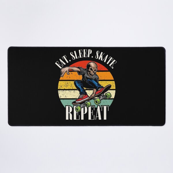 Item preview, Eat. Sleep. Skate. Repeat Skeleton Design designed and sold by OldSkullDesigns.