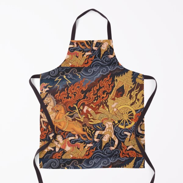 Item preview, The Thai Fall of Phaeton - Traditional Asian Art Reimagined designed and sold by SIAM MERMAID.