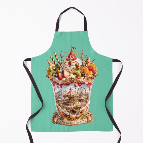 Item preview, Fruits Parfait Carnival – Whimsical Fantasy Dessert Circus Art designed and sold by sunbowjp stadio.