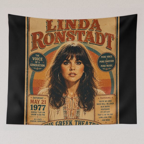 Item preview, Concert   Legendaris Linda Ronstadt 1977 designed and sold by pharrowi212.