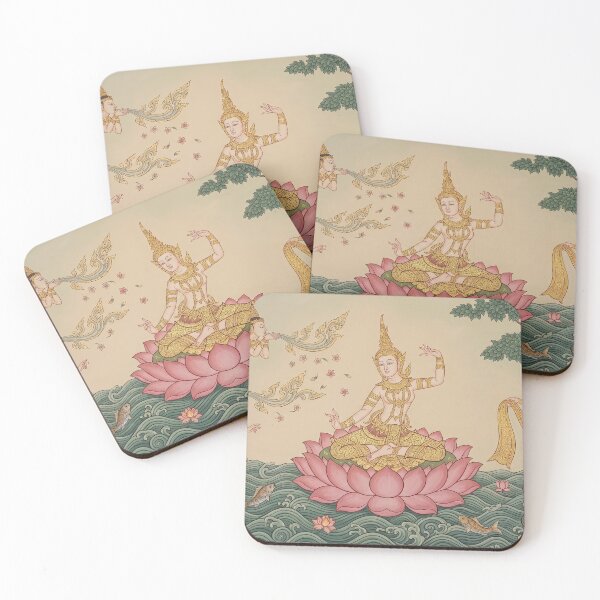 Item preview, The Thai Birth of Venus - Traditional Asian Art Reimagined designed and sold by SIAM MERMAID.