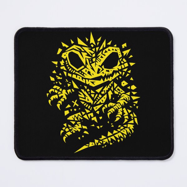 Item preview, Acid Gecko Tribal Monster – Geometric Streetwear Creature Design in Yellow designed and sold by JonelCrafts.