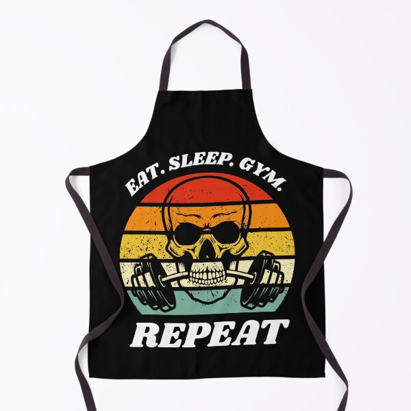 Item preview, Eat. Sleep. Gym. Repeat Skeleton Design designed and sold by OldSkullDesigns.