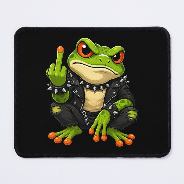 Item preview, Middle Finger Rebellious Frog designed and sold by pUNKnown.
