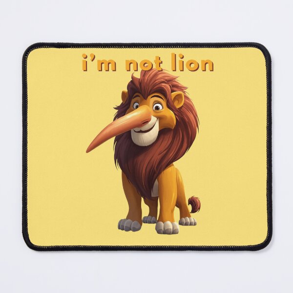 Item preview, I’m Not Lion - Cute Pun | TeeHee Puns Funny Design designed and sold by TeeHee Puns.