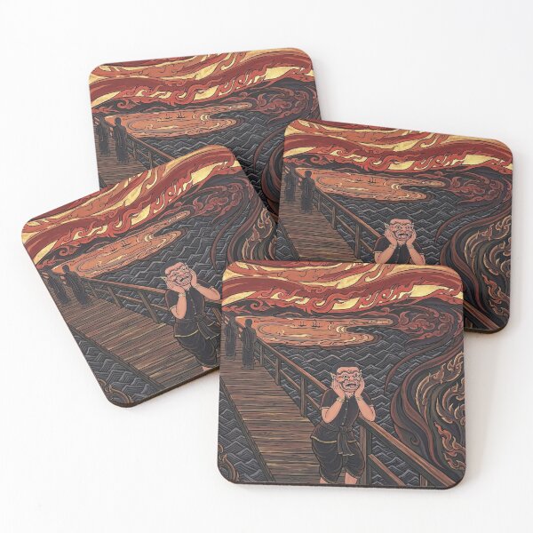 Item preview, The Thai Scream - Traditional Asian Art Reimagined designed and sold by SIAM MERMAID.