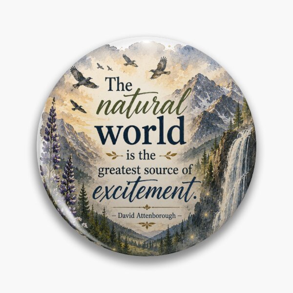 Item preview, Nature Is the Greatest Source of Excitement designed and sold by Candlelit Catastrophes.