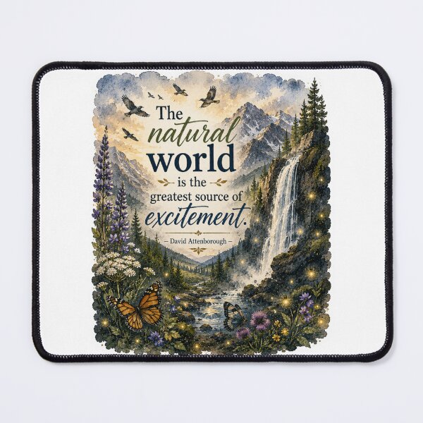 Item preview, Nature Is the Greatest Source of Excitement designed and sold by Candlelit Catastrophes.