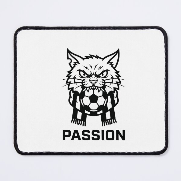 Item preview, Angry Street Cat Soccer Passion Premium Sticker designed and sold by Mr-wow.