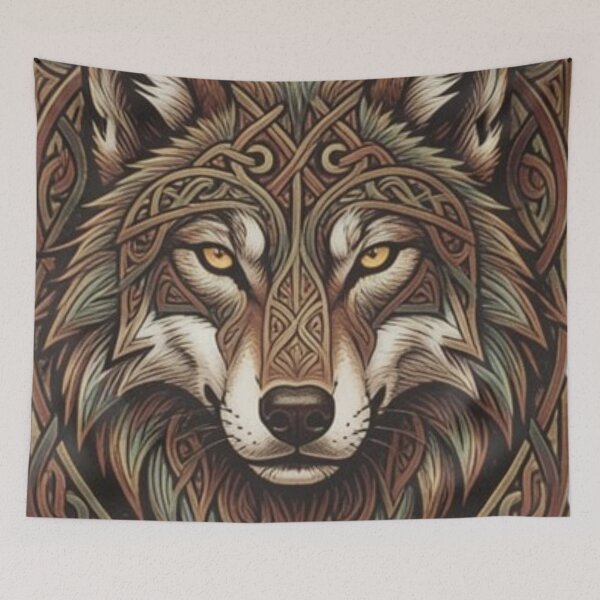 Item preview, Celtic Wolf designed and sold by Kirrindy Designs.