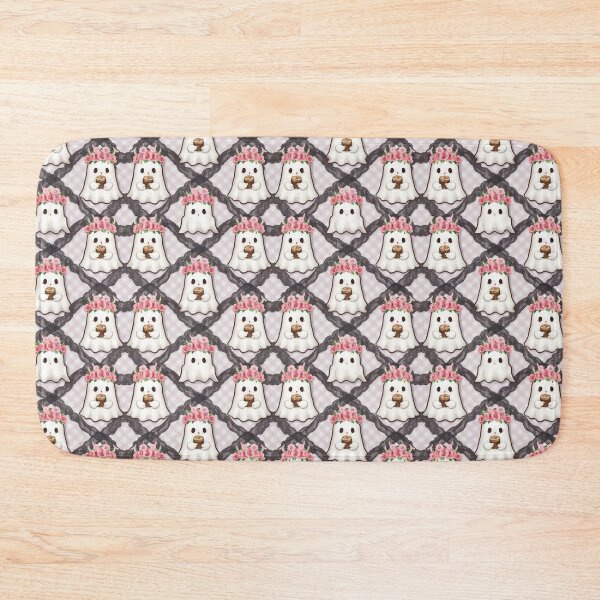 Item preview, Cute Coquette Ghost Coffee Flower Pattern designed and sold by NSB-Design.