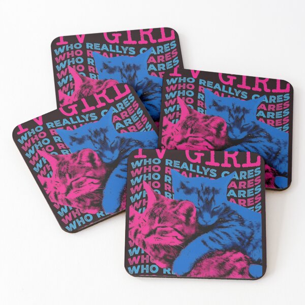 Item preview, Vapor Aesthetic Feline Hug Duotone Style designed and sold by plimenitbelters.