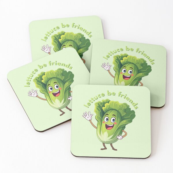 Item preview, Lettuce Be Friends designed and sold by TeeHee Puns.