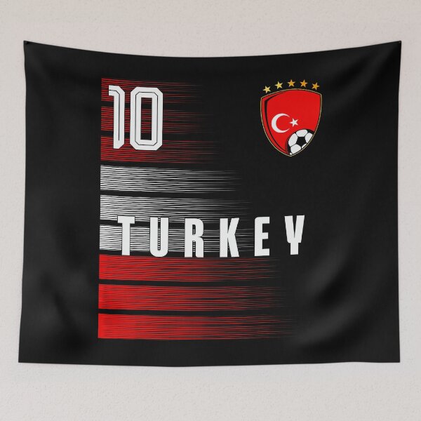 Item preview, Football Soccer Turkey Flag Turkish Pride Lovers Retro designed and sold by Mdcazeem.